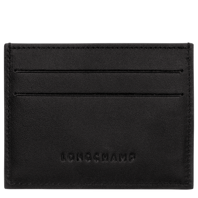 Le Roseau Card holder Black - Leather