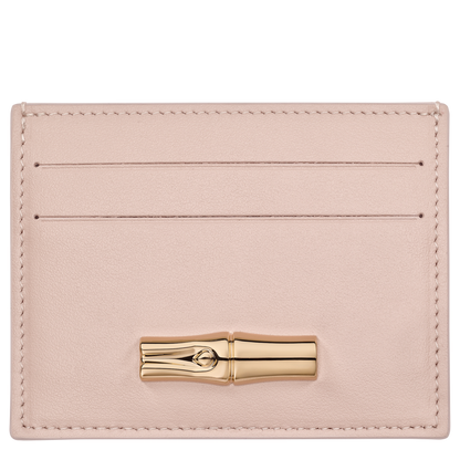 Le Roseau Card holder Petal Pink - Leather