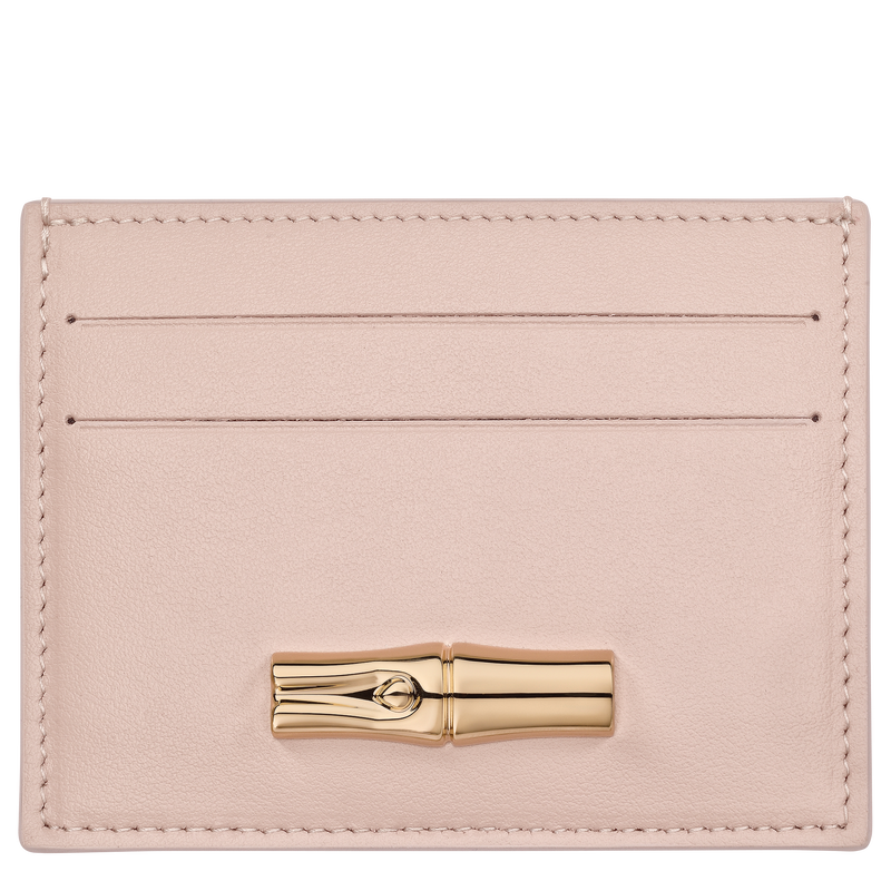 Le Roseau Card holder Petal Pink - Leather