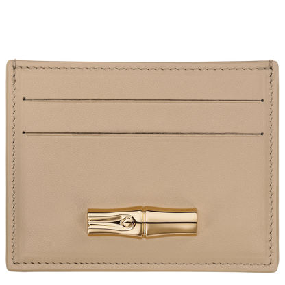 Le Roseau Card holder Root - Leather