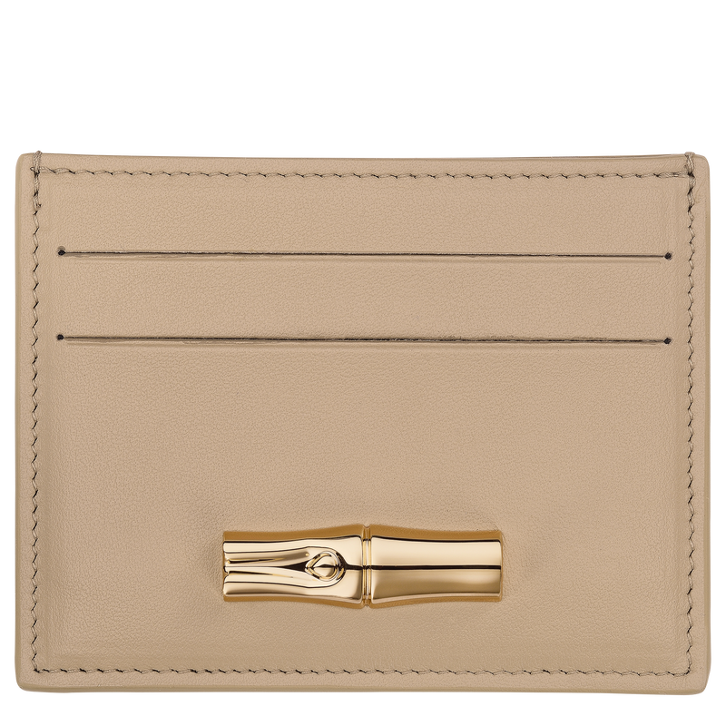 Le Roseau Card holder Root - Leather