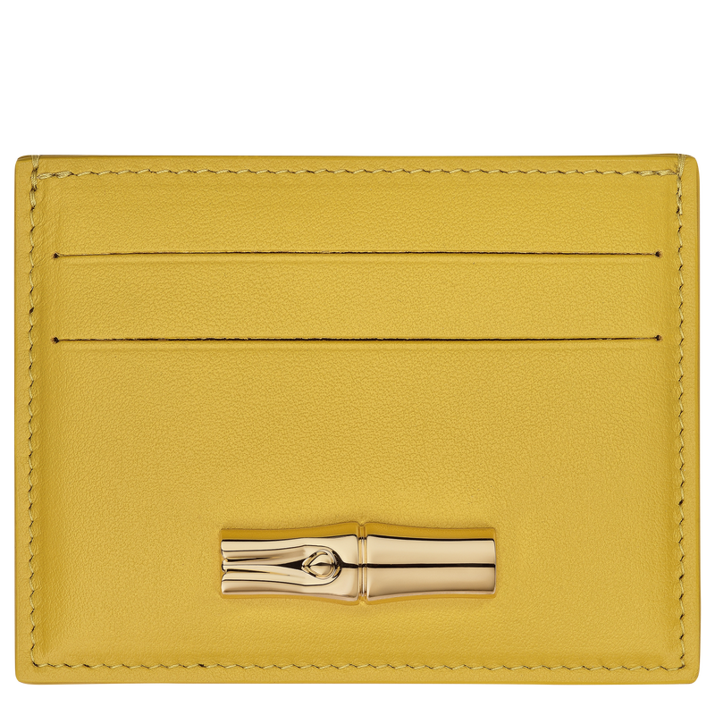Le Roseau Card holder Ginger - Leather