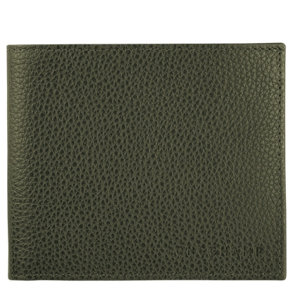 Le Foulonné Wallet Khaki - Leather