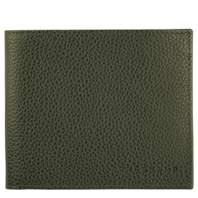 Le Foulonné Wallet Khaki - Leather
