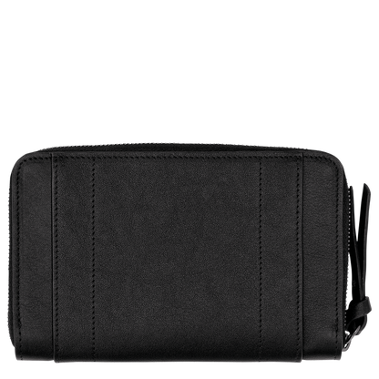 Longchamp 3D Wallet Black - Leather