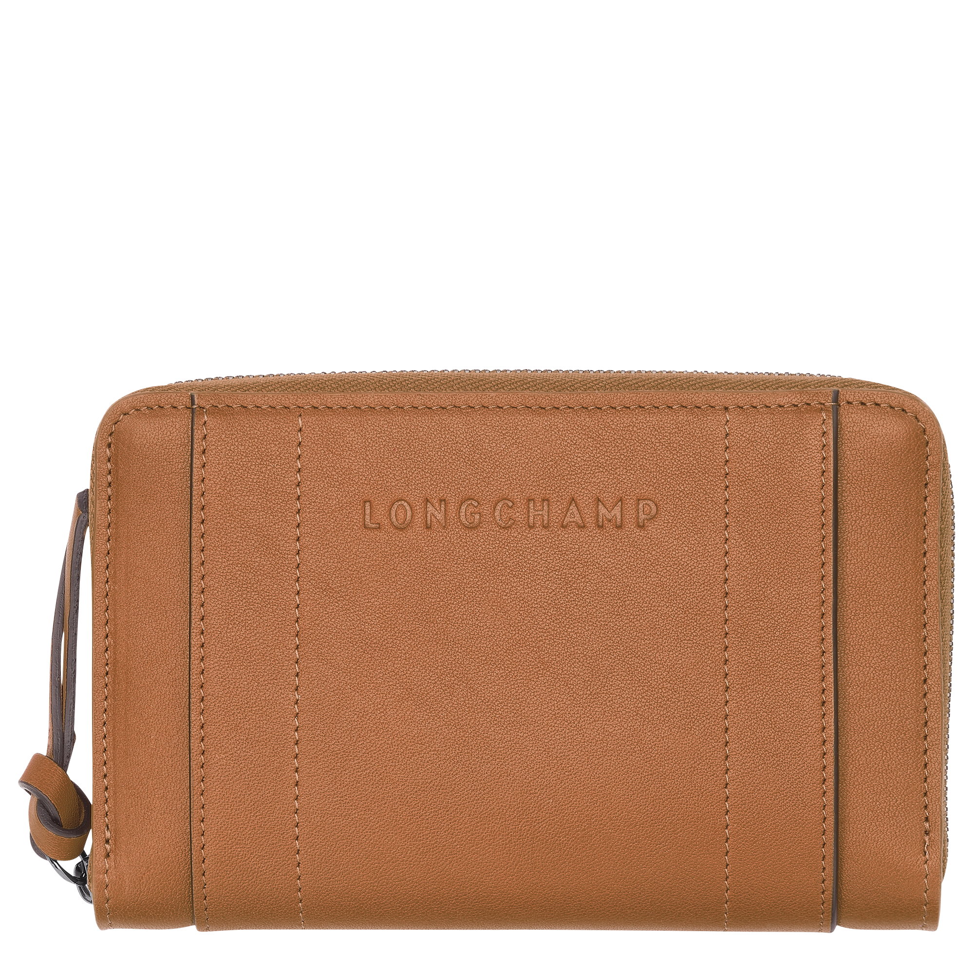 Longchamp 3D Wallet Natural - Leather