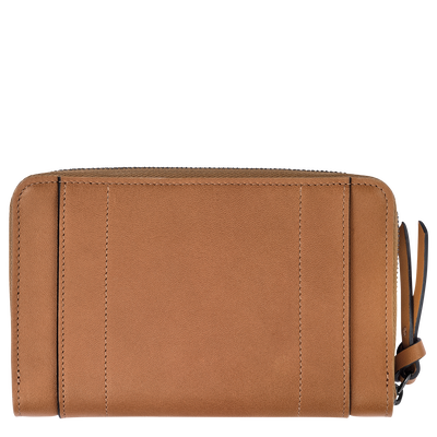 Longchamp 3D Wallet Natural - Leather