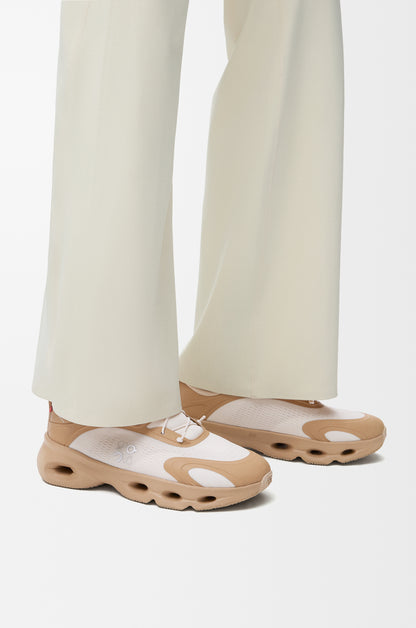 On Running Cloudnova Form Sneakers – Sand & White