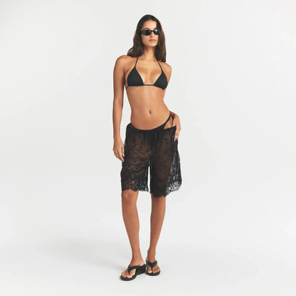 Ultra Fine Lace Long Short