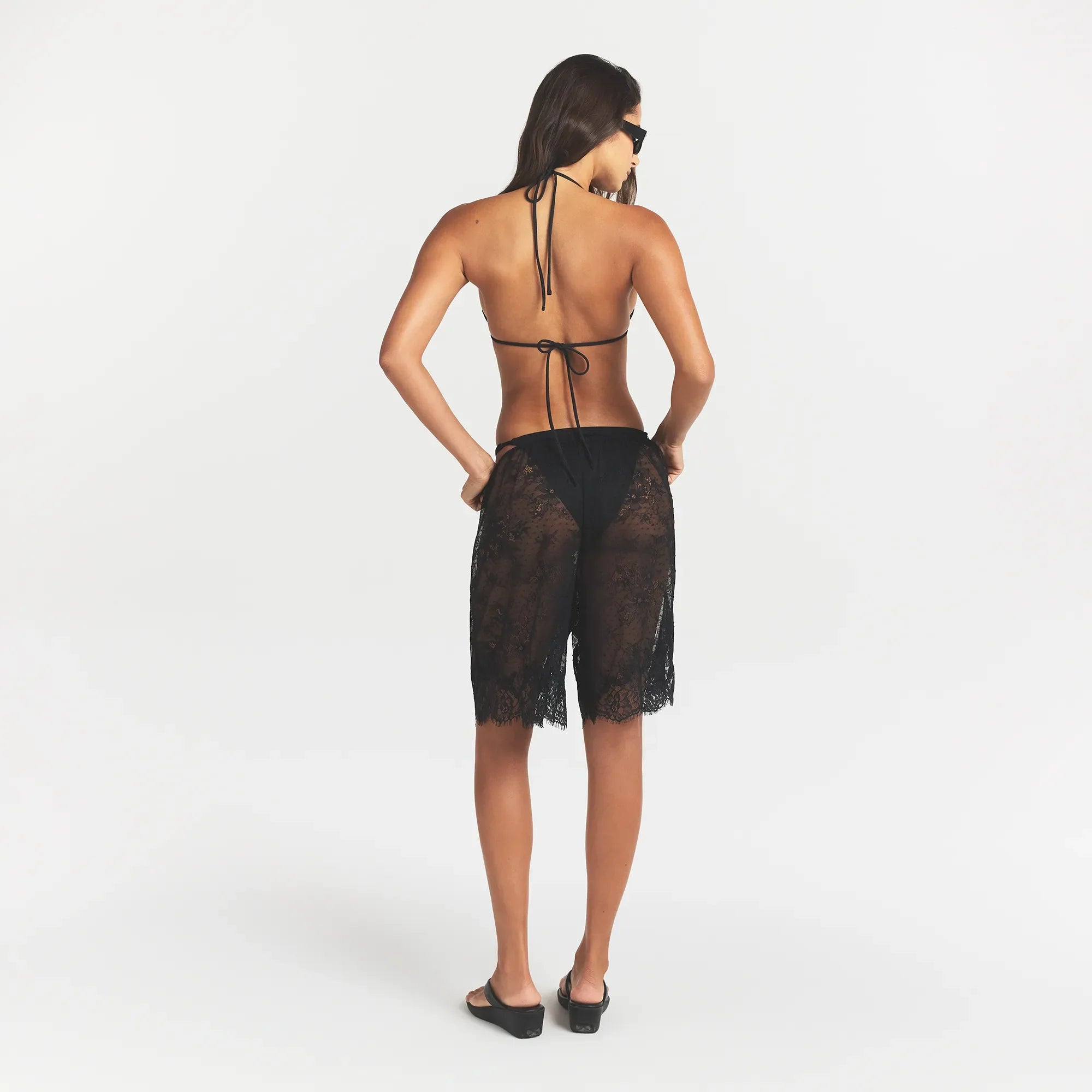 Ultra Fine Lace Long Short