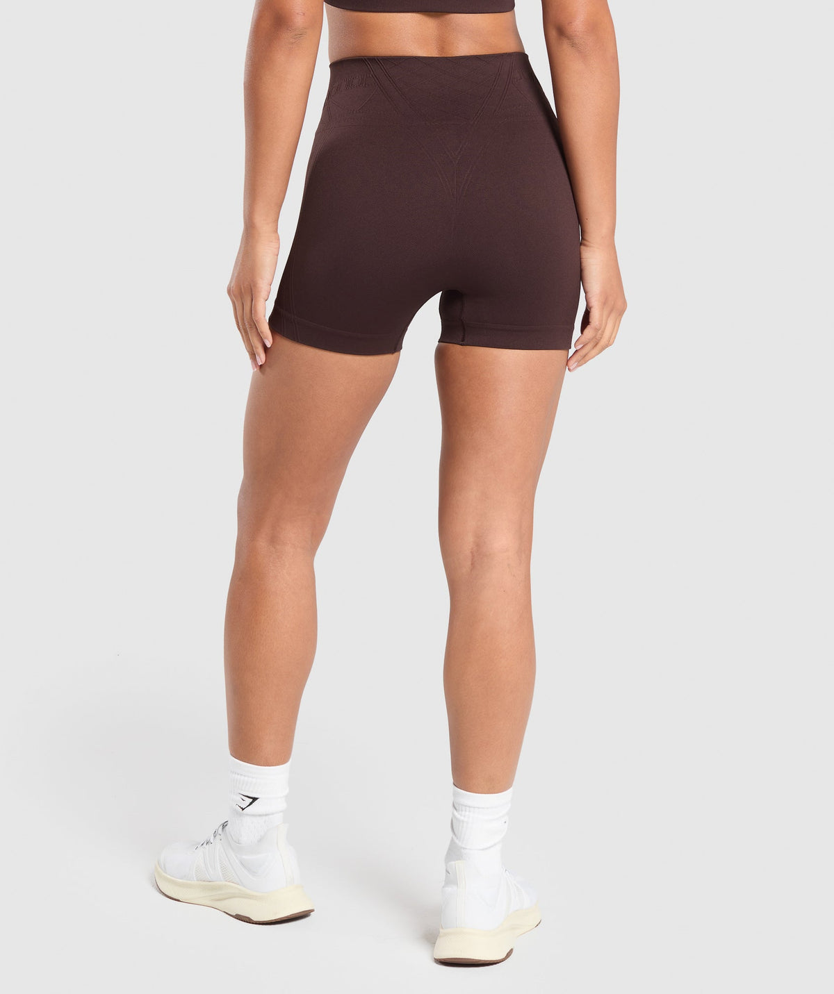 Gymshark Corset Seamless Shorts - Heritage Brown