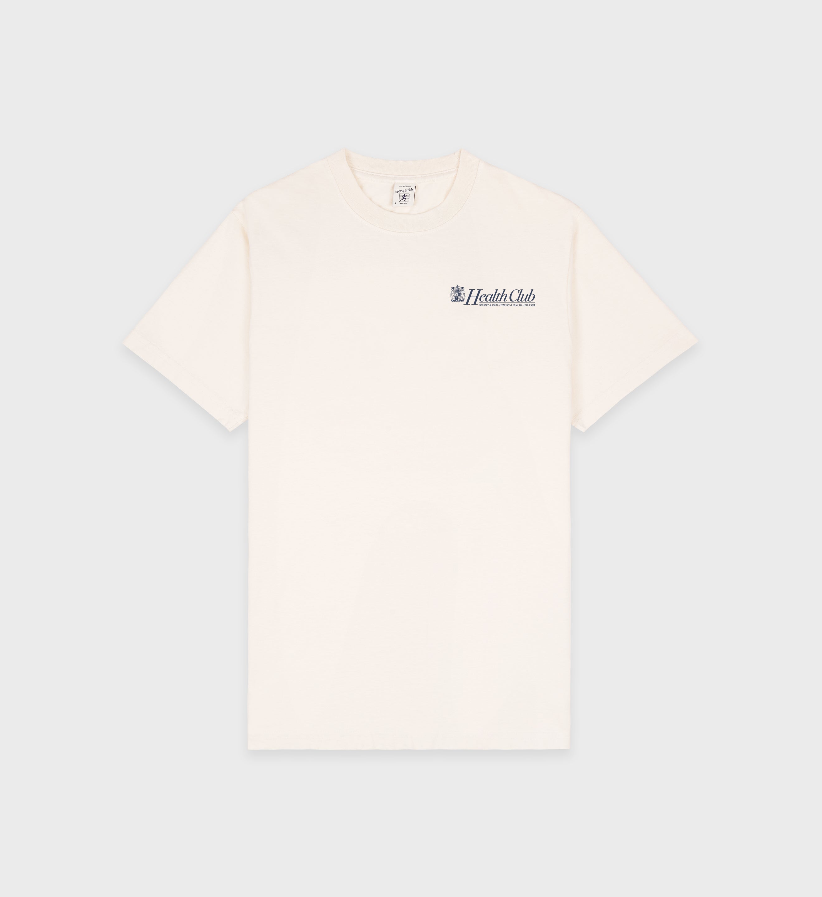 Lion Health T-Shirt - Cream/Navy