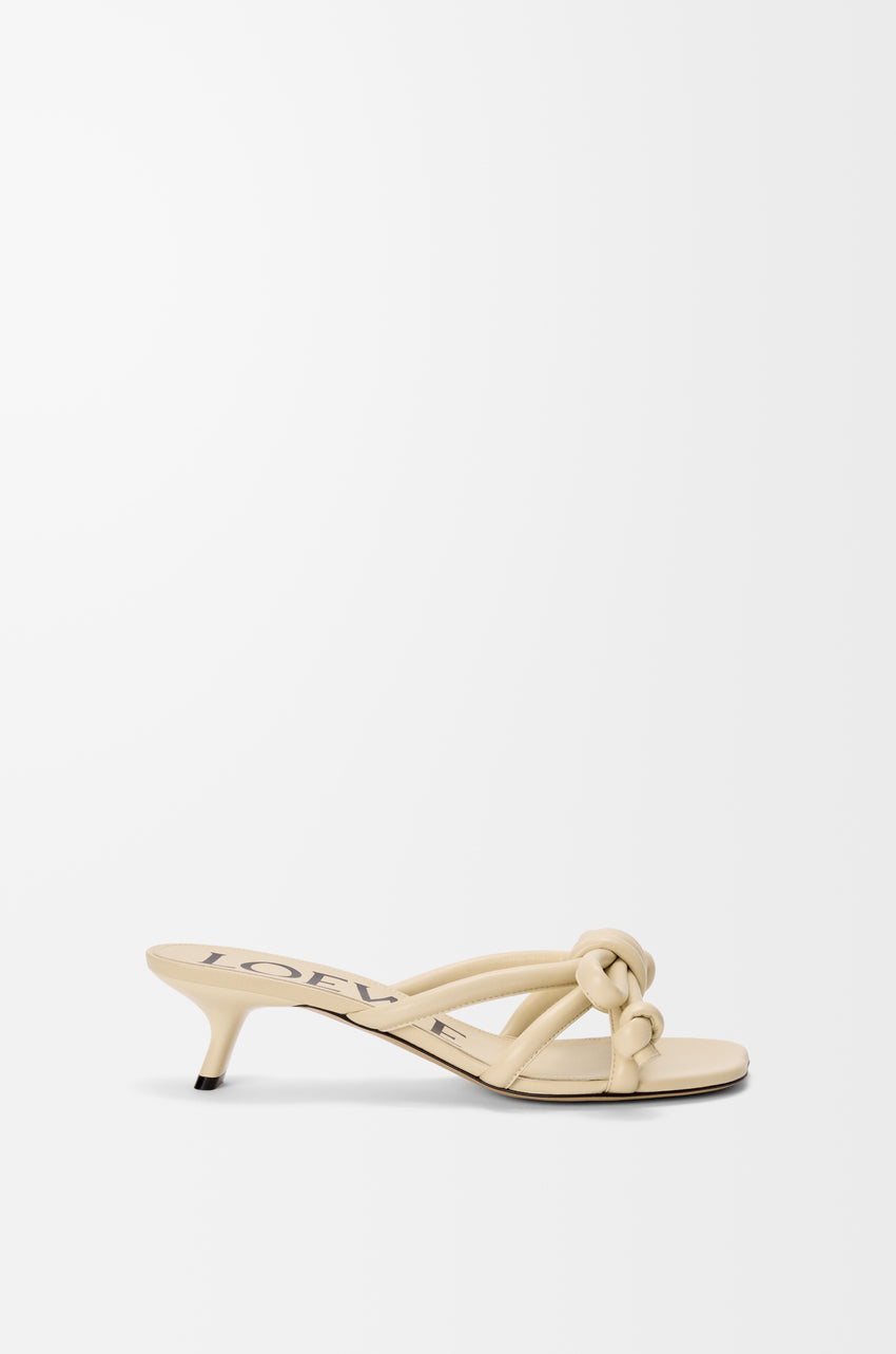Flamenco Knot sandal in lambskin