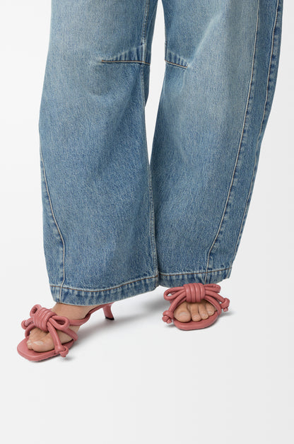 Flamenco Knot sandal in lambskin
