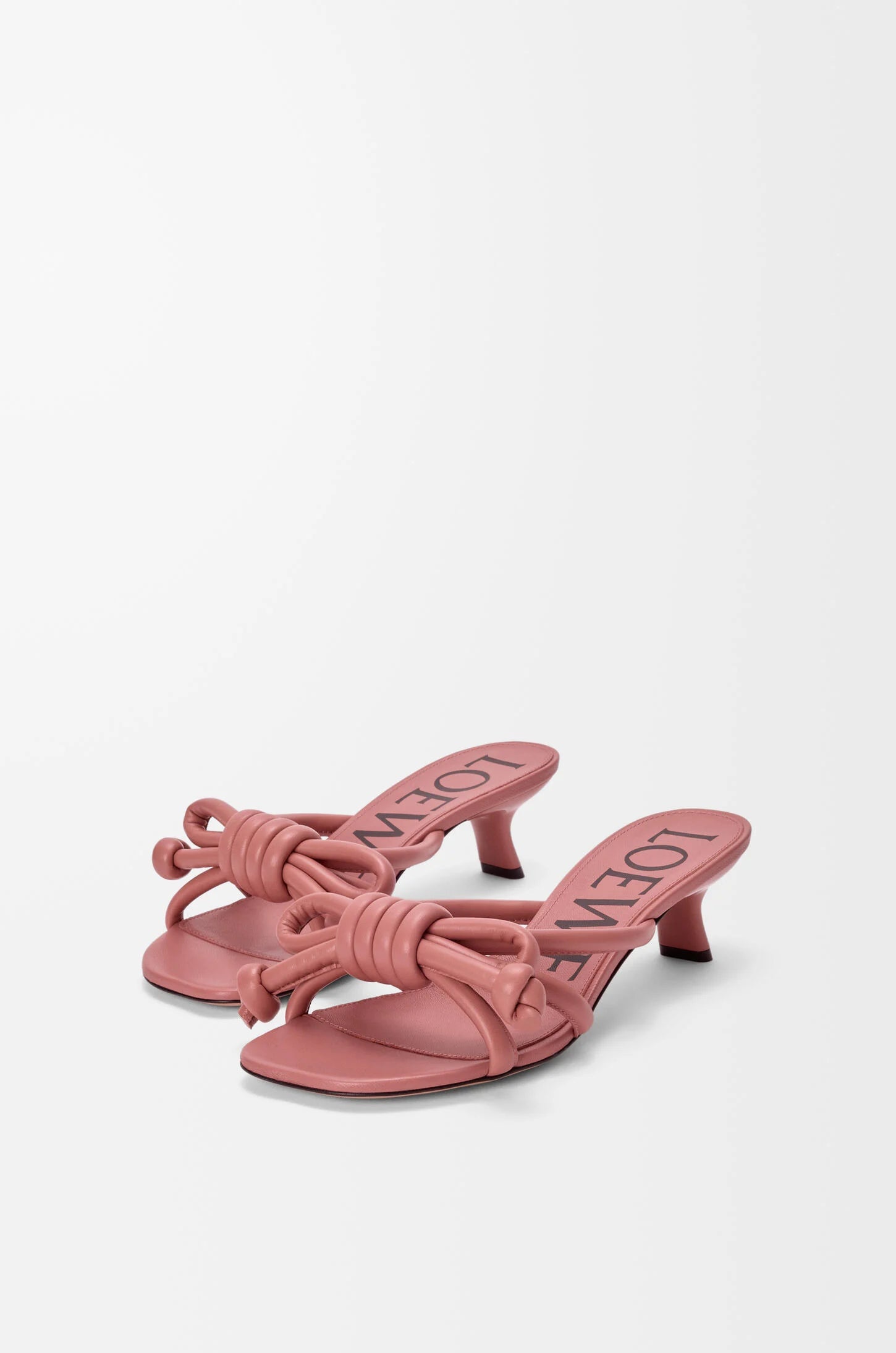 Flamenco Knot sandal in lambskin