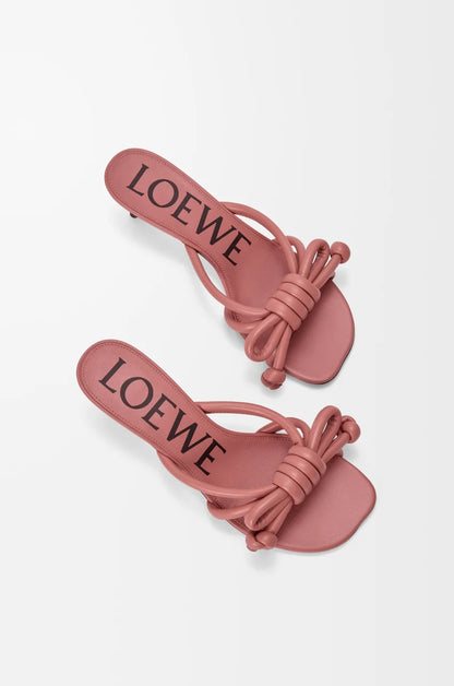 Flamenco Knot sandal in lambskin