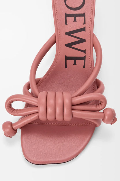 Flamenco Knot sandal in lambskin