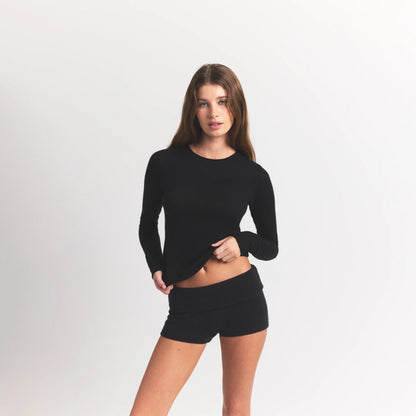 Featherweight Cashmere Long Sleeve Top