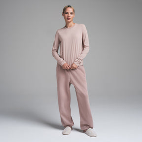 RELAXED TEES LONG SLEEVE T-SHIRT | FAWN