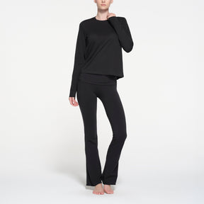 RELAXED TEES LONG SLEEVE T-SHIRT | ONYX