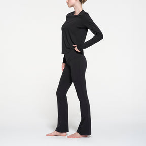 RELAXED TEES LONG SLEEVE T-SHIRT | ONYX