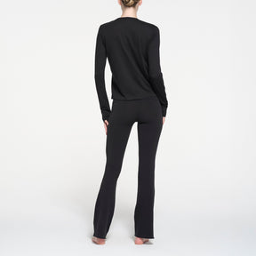 RELAXED TEES LONG SLEEVE T-SHIRT | ONYX