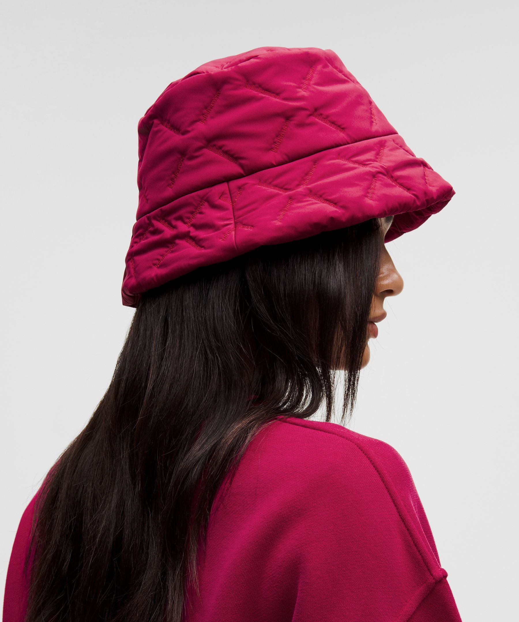 Quilted Fleece-Lined Bucket Hat