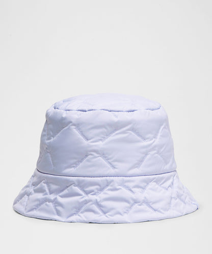 Quilted Fleece-Lined Bucket Hat