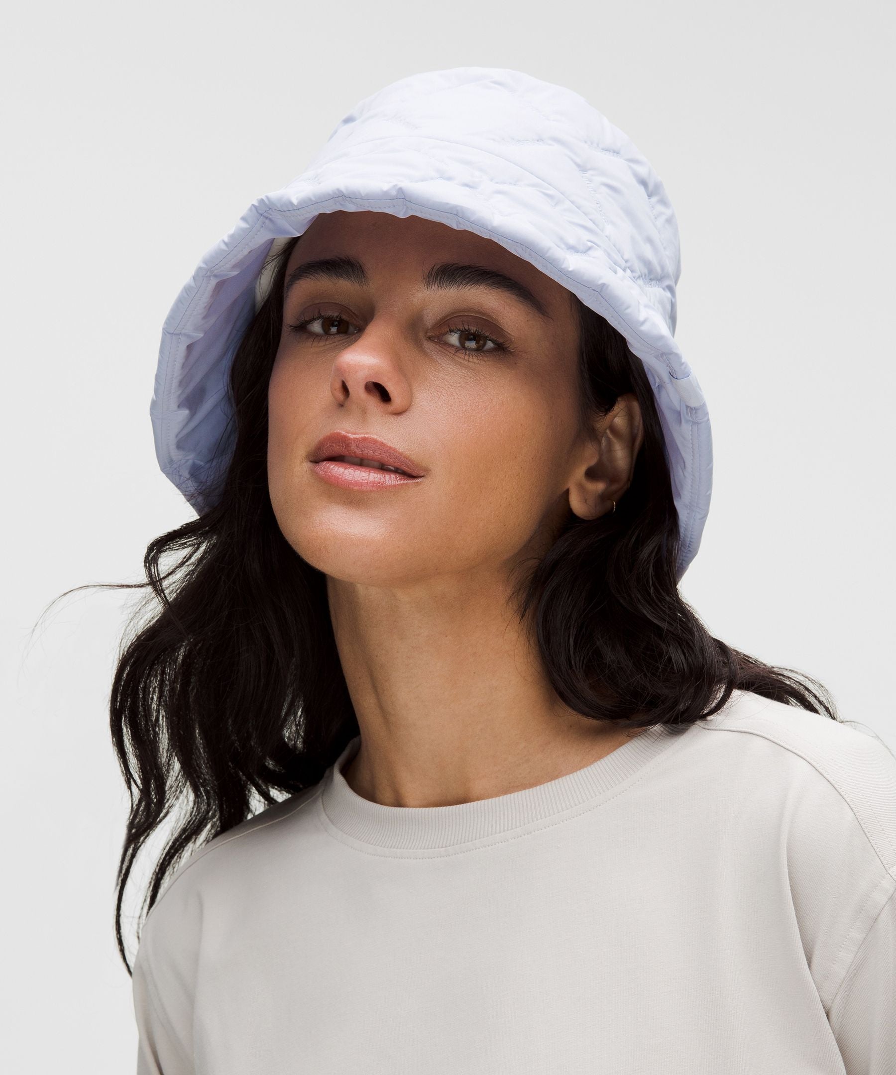 Quilted Fleece-Lined Bucket Hat
