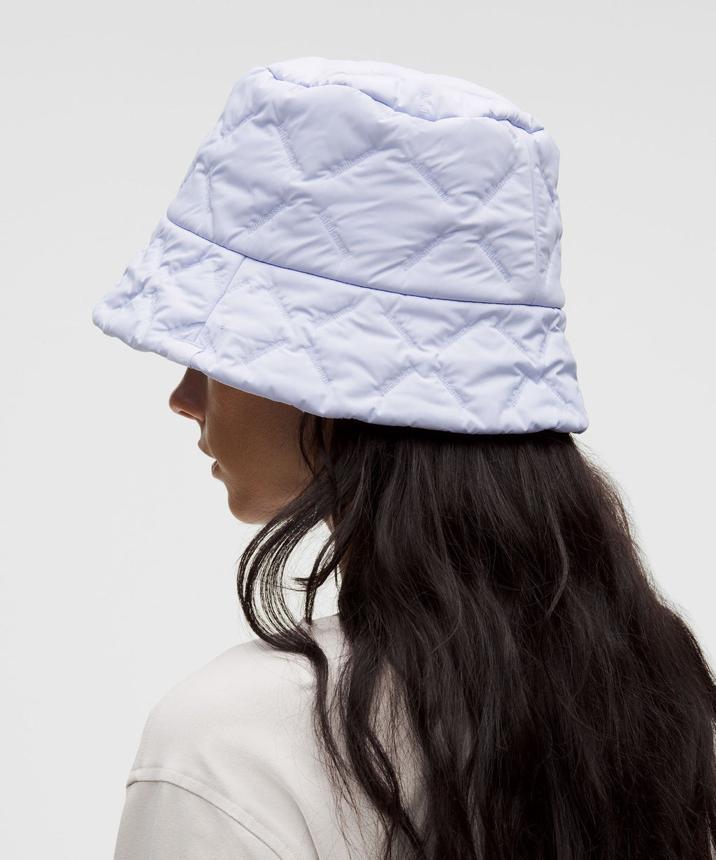 Quilted Fleece-Lined Bucket Hat