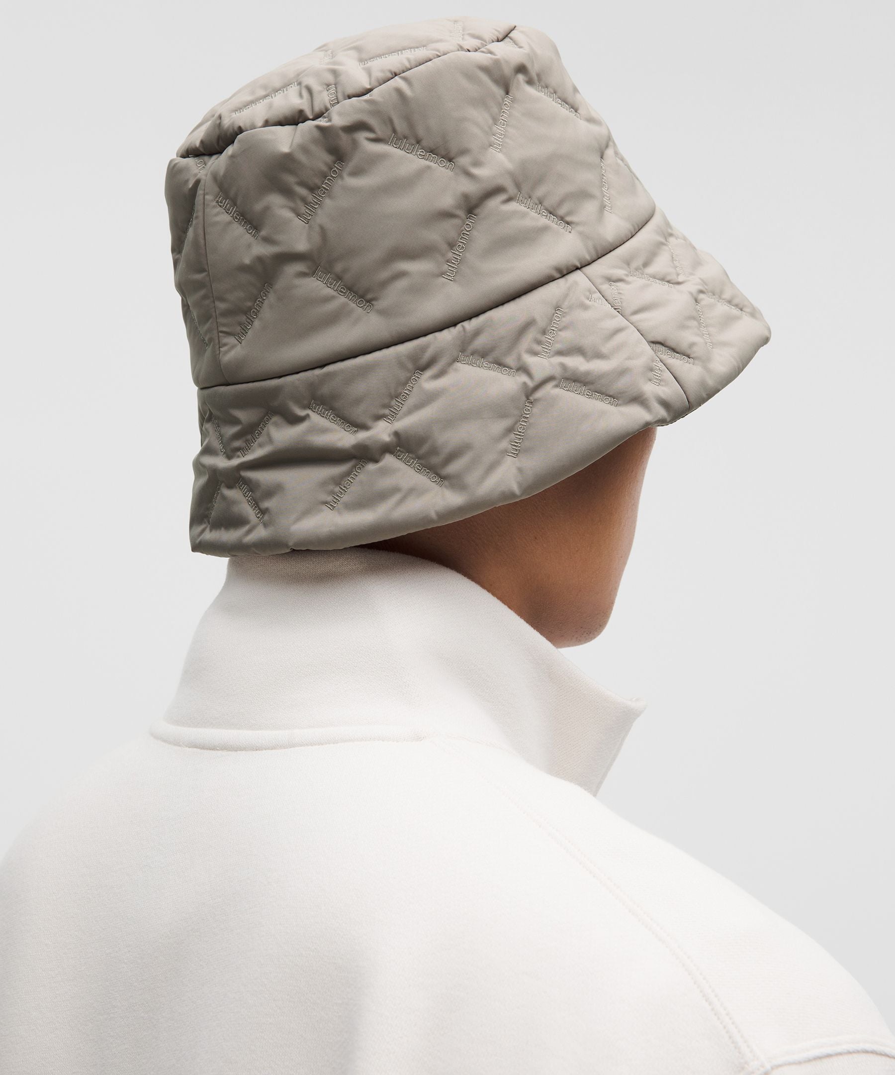 Quilted Fleece-Lined Bucket Hat