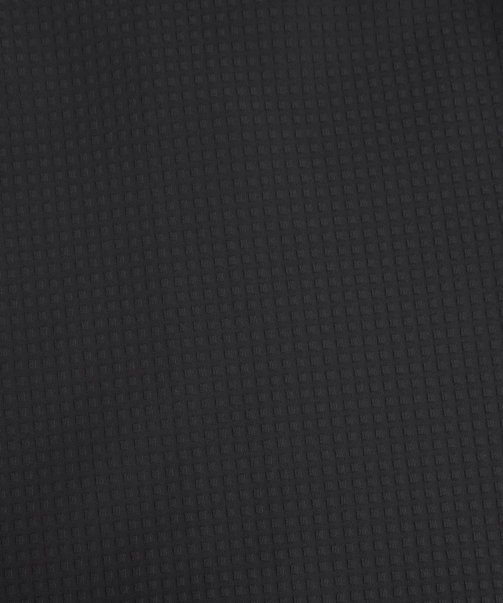 Grid-Texture Sleeveless Linerless Tennis Dress