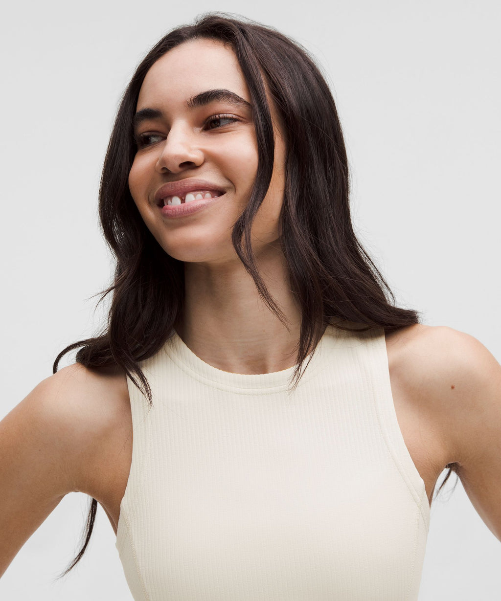 Ribbed Softstreme Slim-Fit Tank Dress