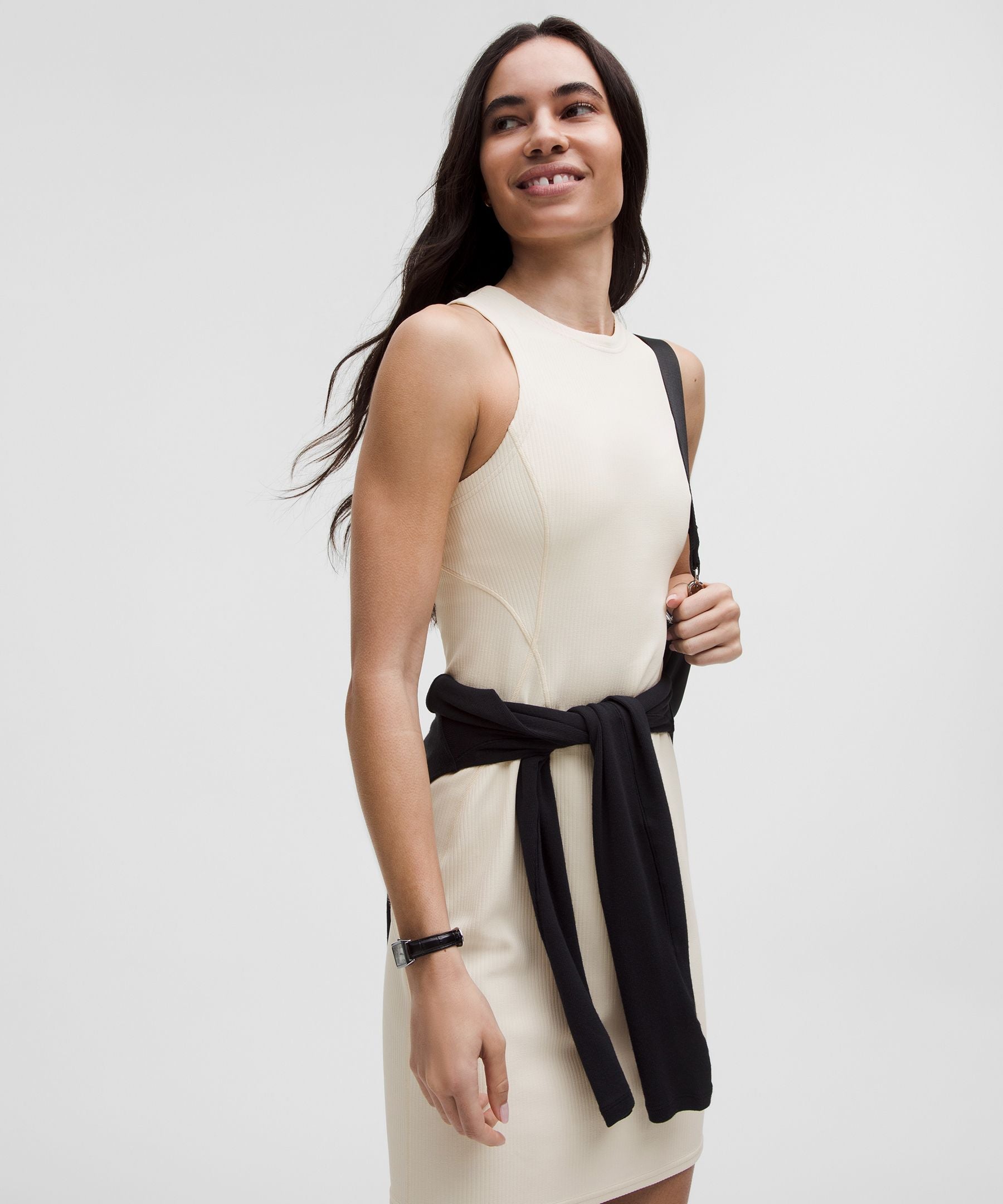 Ribbed Softstreme Slim-Fit Tank Dress