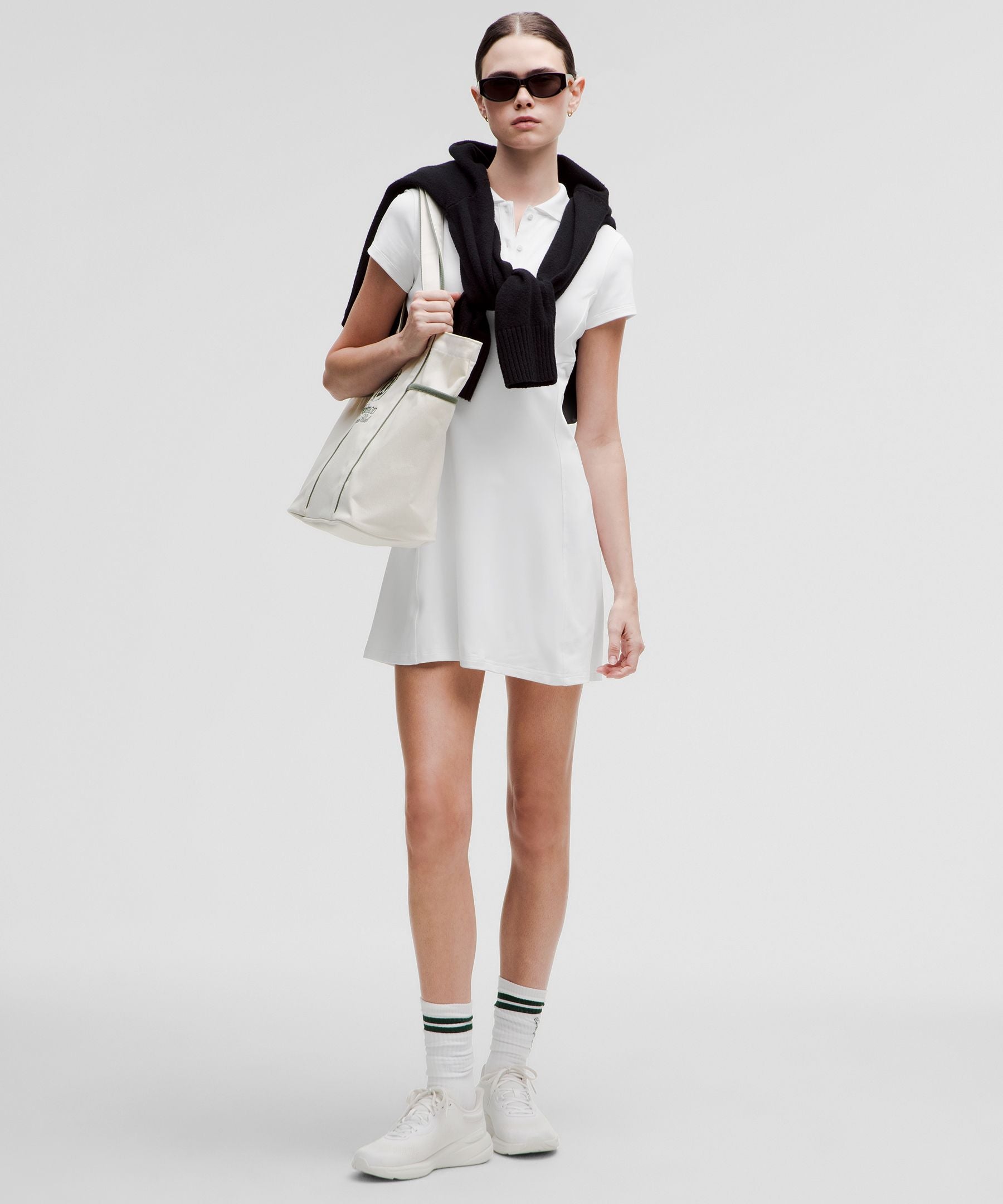 Short-Sleeve Polo Dress