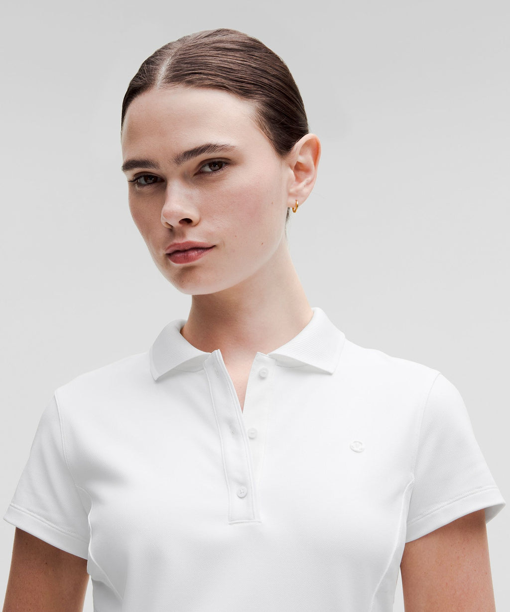Short-Sleeve Polo Dress