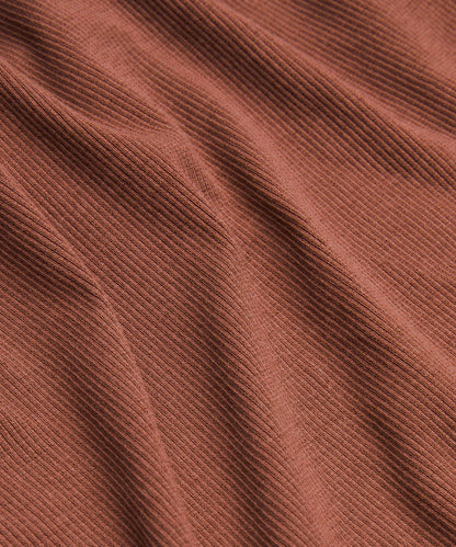 Ribbed Cotton Modal Cut-Out Dress