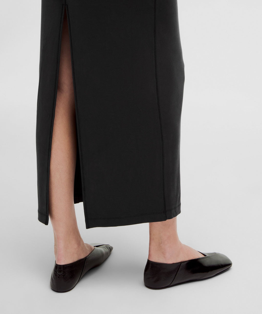 Drapey Softstreme Long-Sleeve Maxi Dress