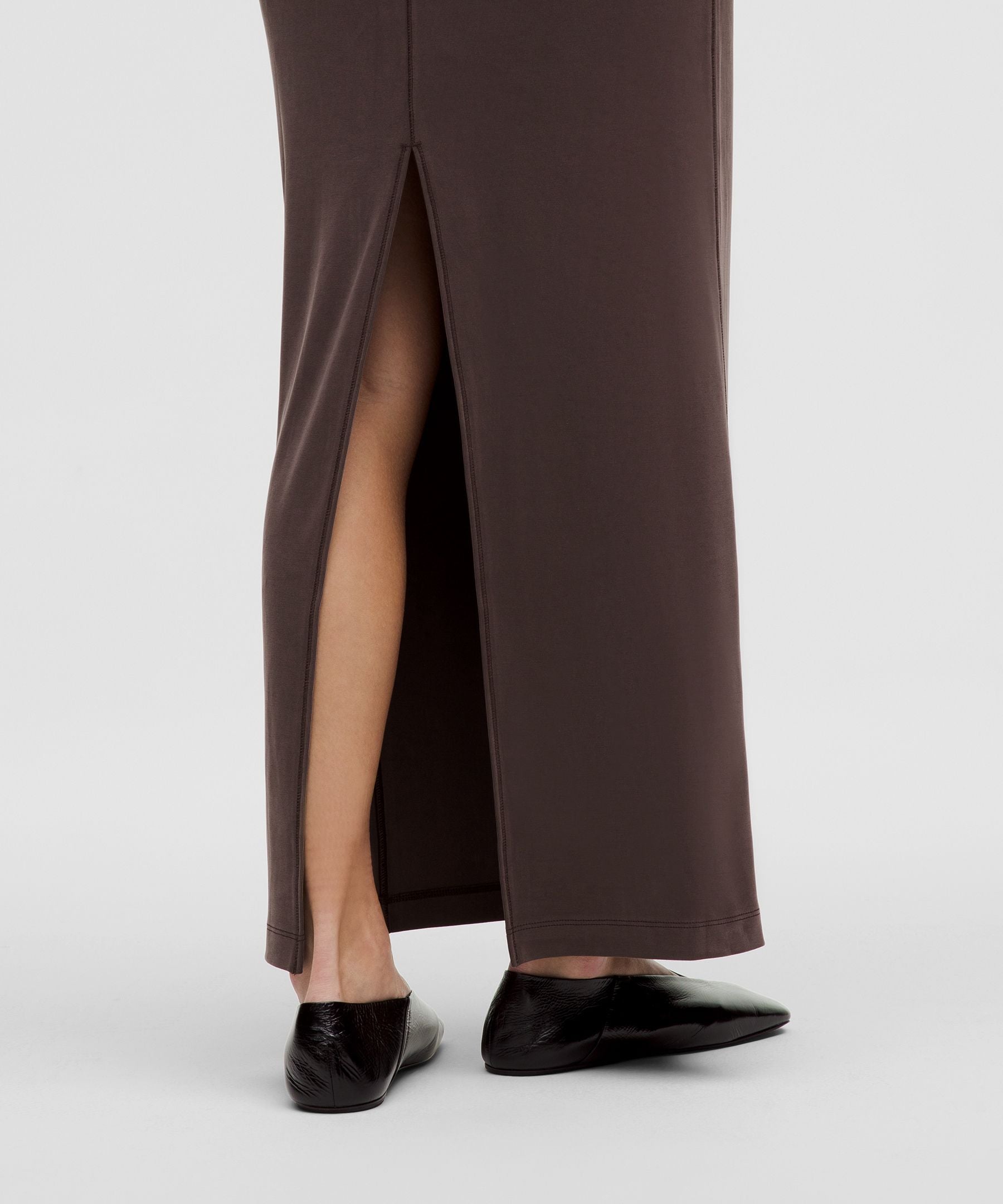 Drapey Softstreme Long-Sleeve Maxi Dress