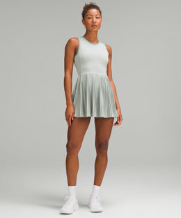 Varsity Scoop-Neck Linerless Tennis Dress