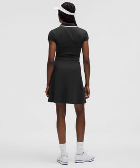 Pique Short-Sleeve Golf Polo Dress