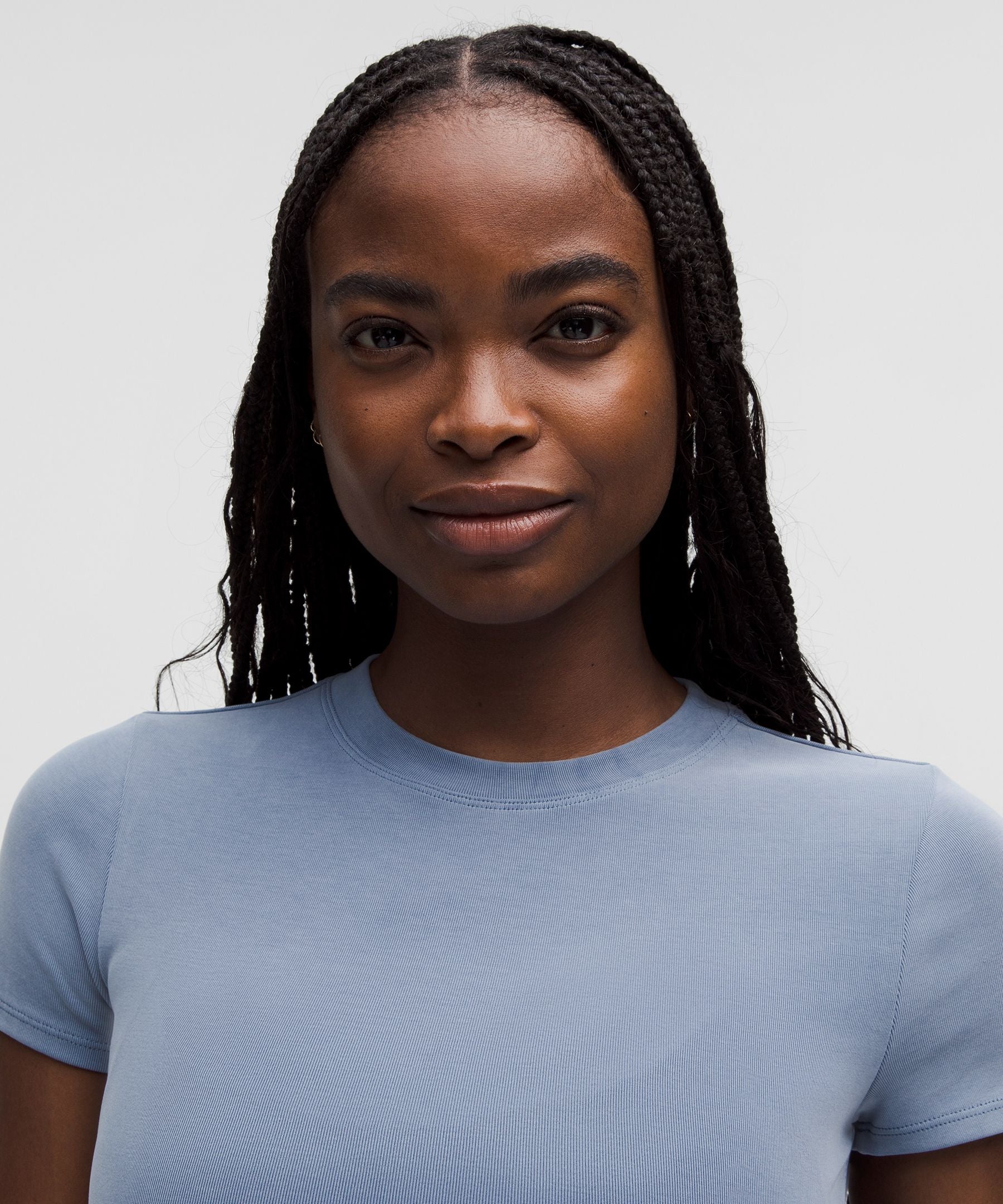 Drapey Softstreme Wrap-Skirt T-Shirt Dress