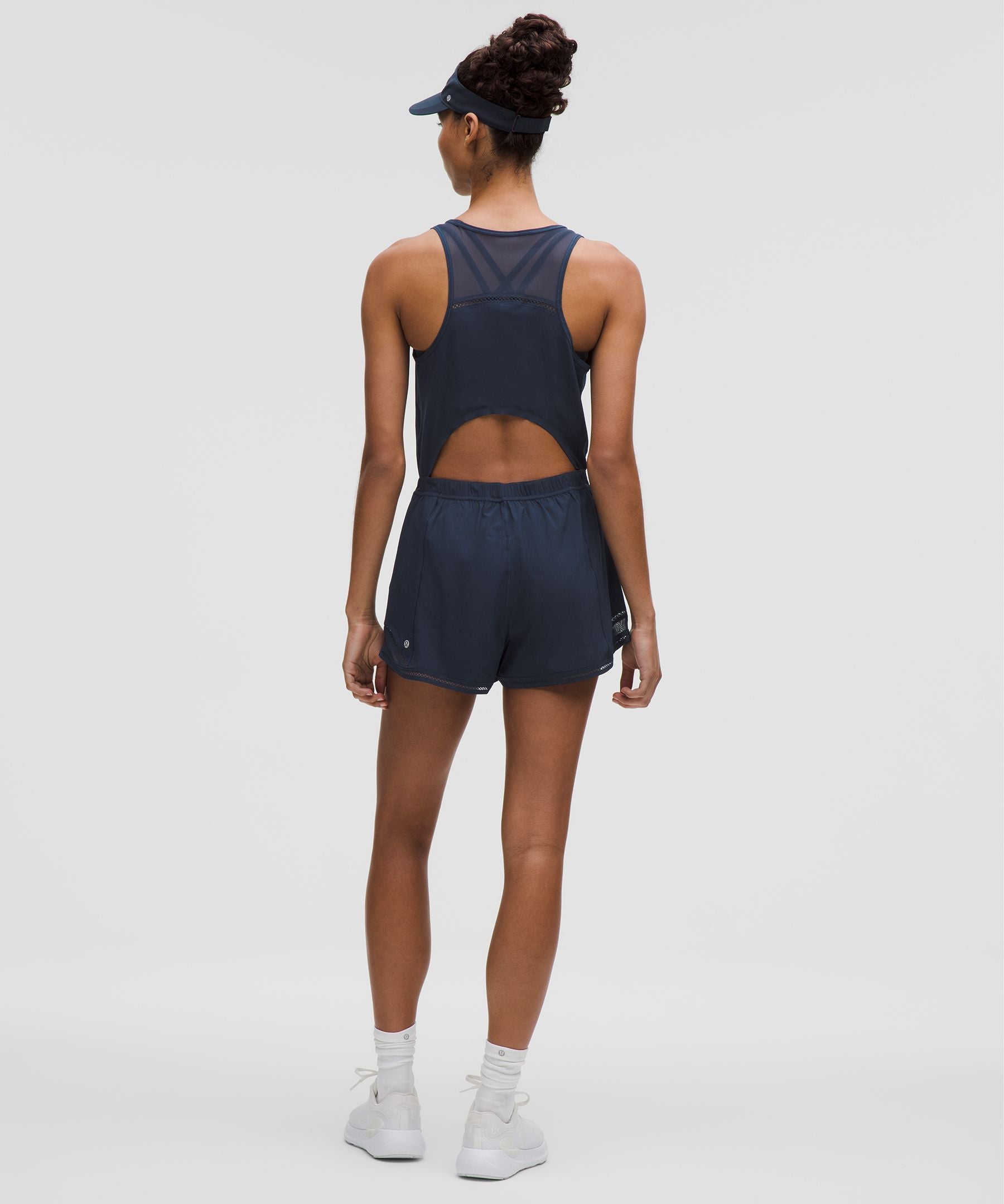 Hotty Hot Running Romper *Lace Trim