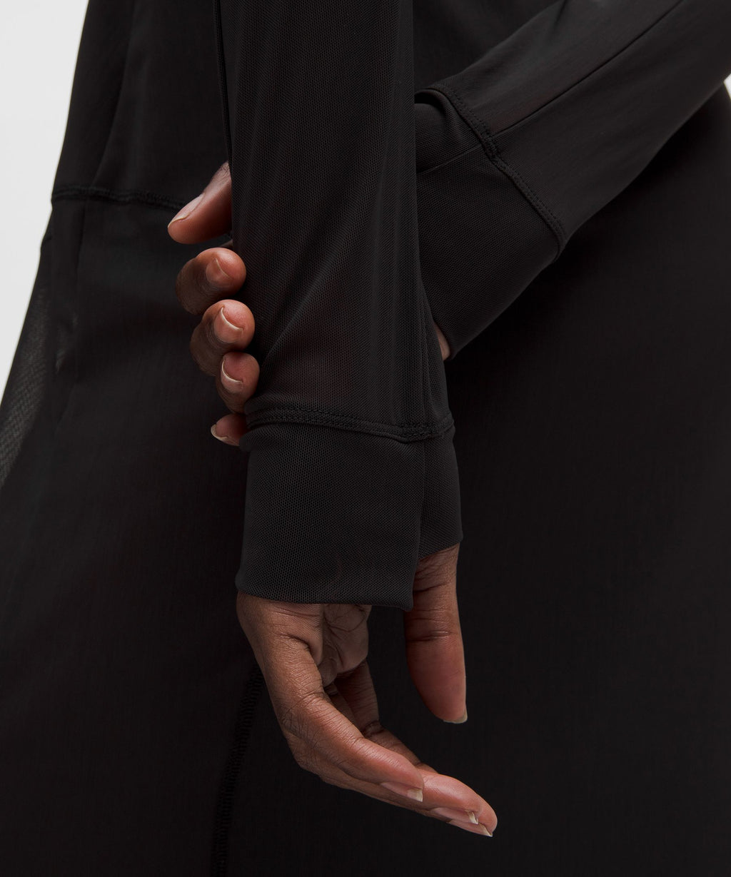 Mesh Cutout Long-Sleeve Dress *SLNSH Collection