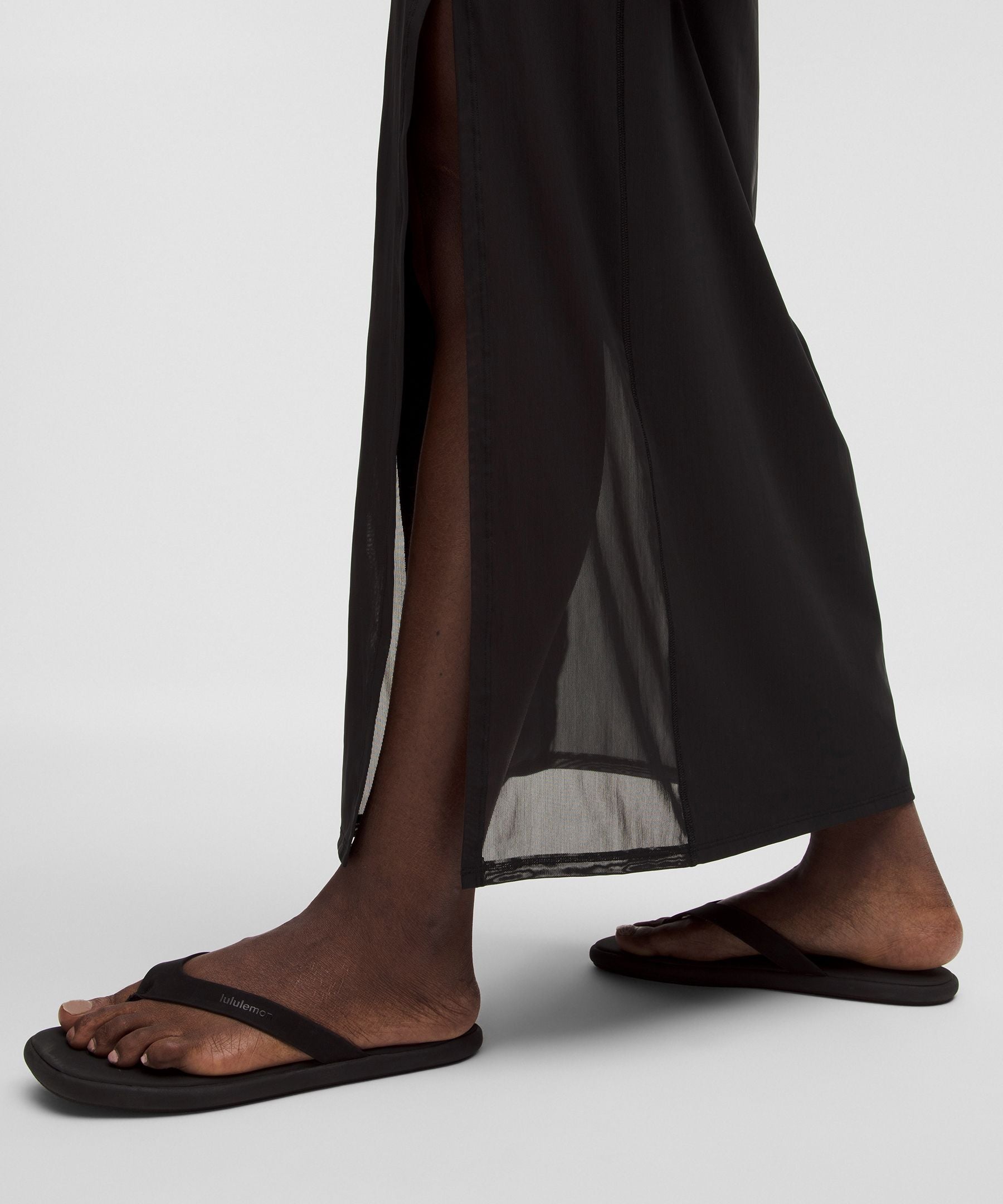 Mesh Cutout Long-Sleeve Dress *SLNSH Collection