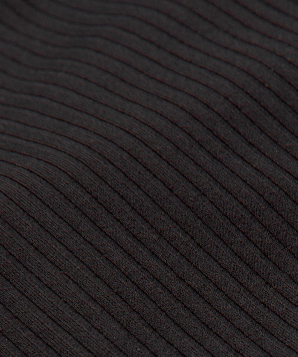 All Aligned Ribbed Long-Sleeve Midi Dress