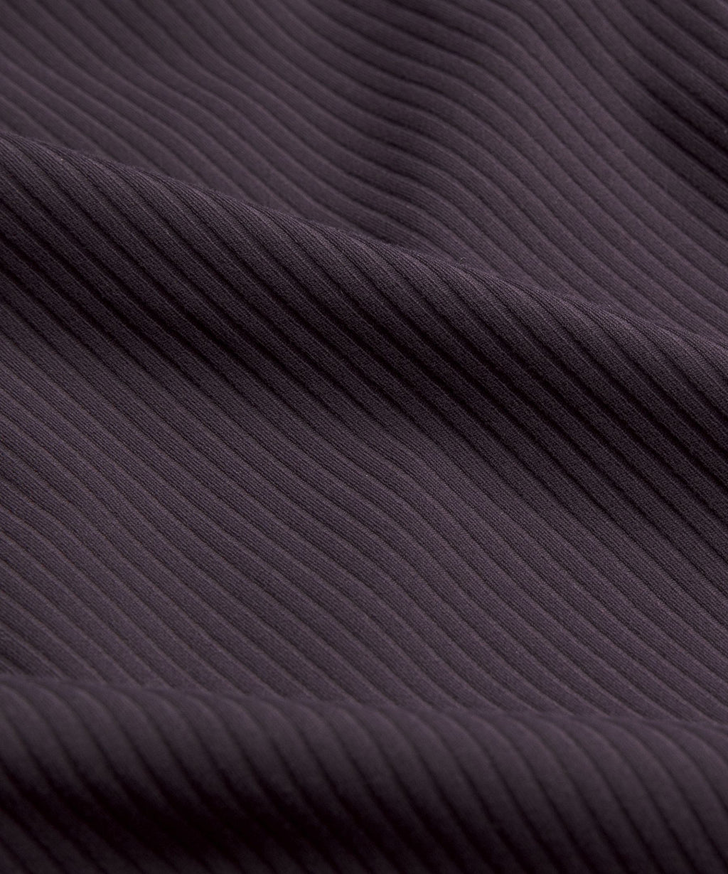 All Aligned Ribbed Long-Sleeve Midi Dress