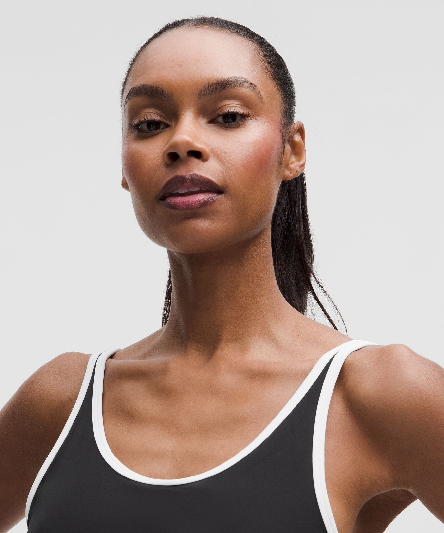 Scoop-Neck Cutout Tennis Dress