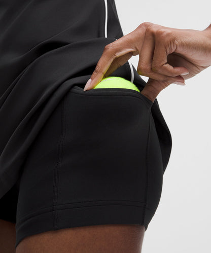 Scoop-Neck Cutout Tennis Dress