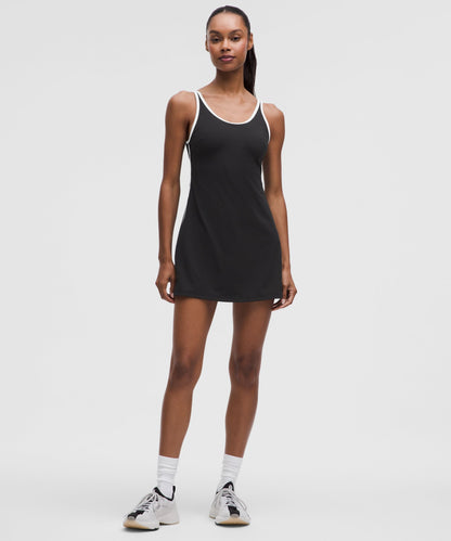 Scoop-Neck Cutout Tennis Dress